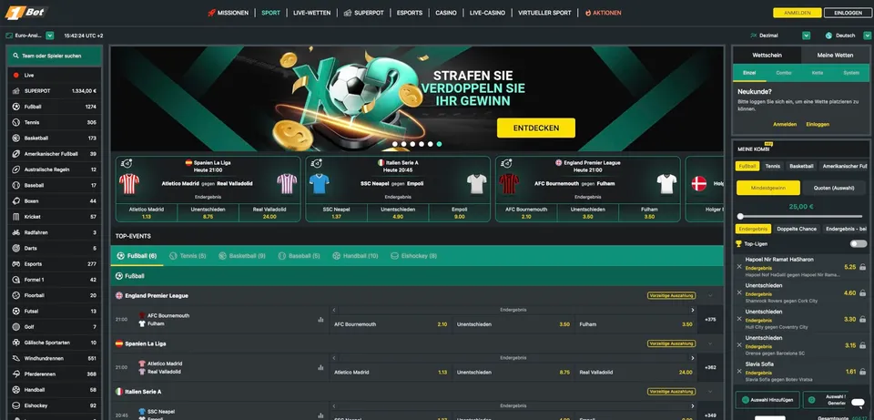 1Bet Sportwetten