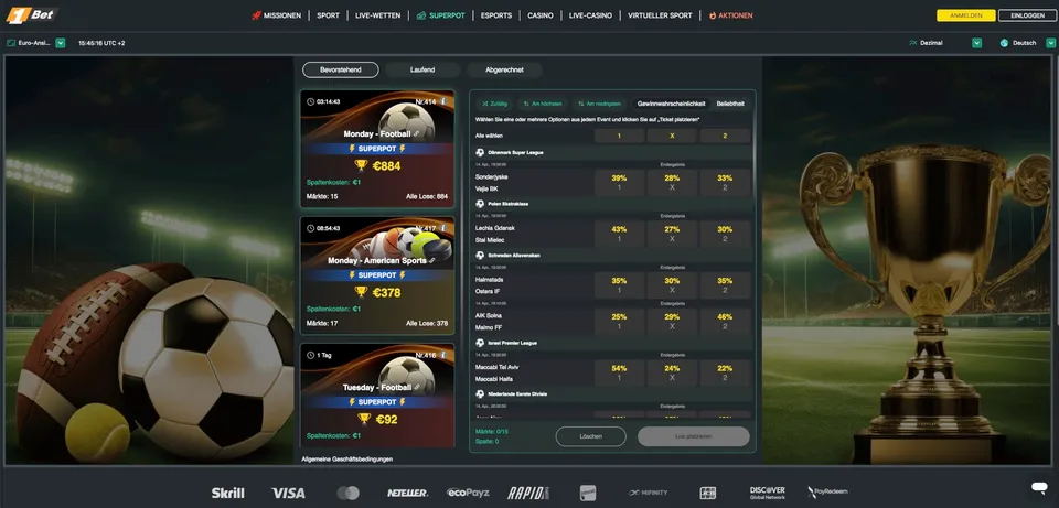 1Bet Superpot