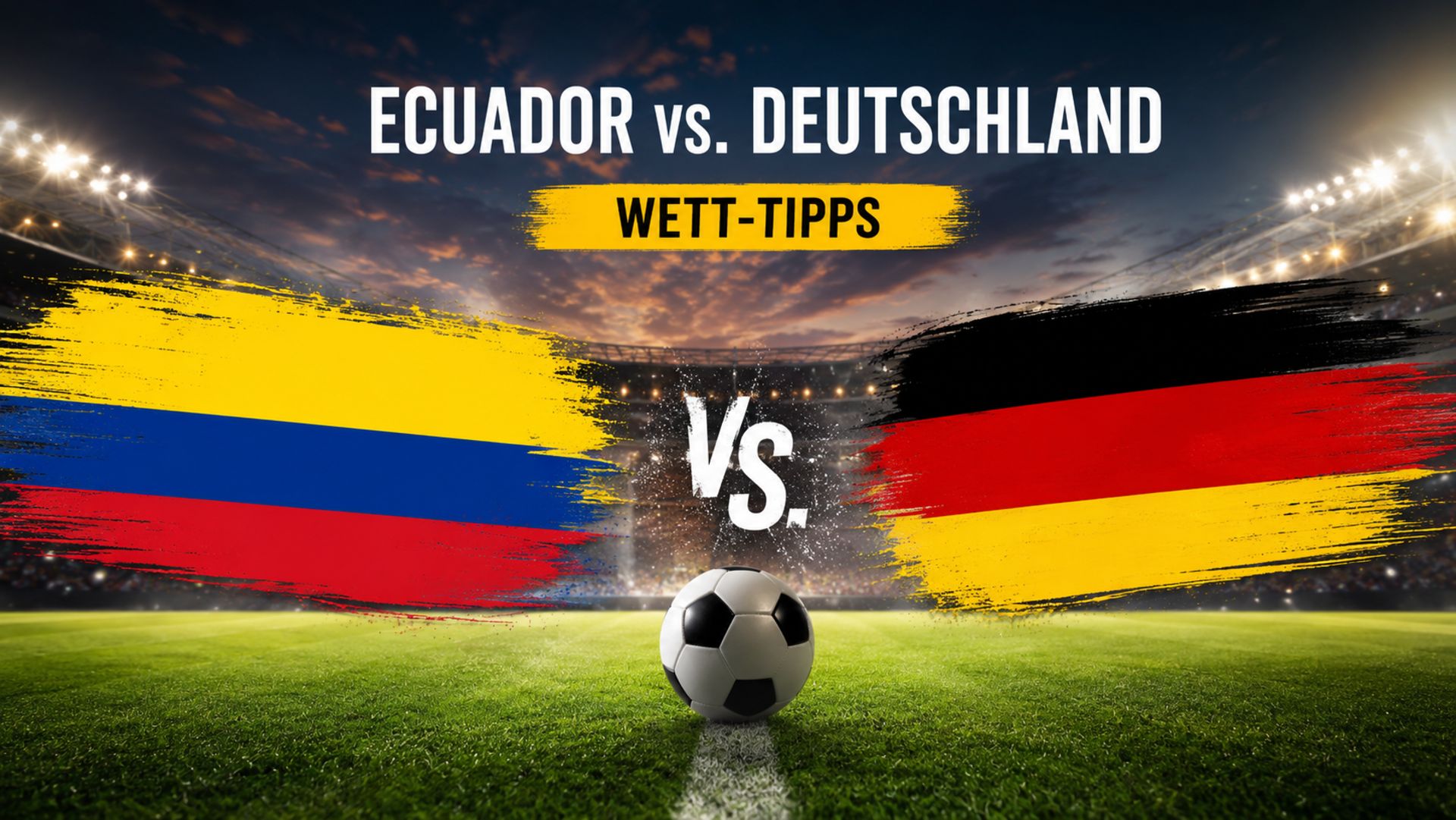 Ecuador - Deutschland - Wett - Tipp