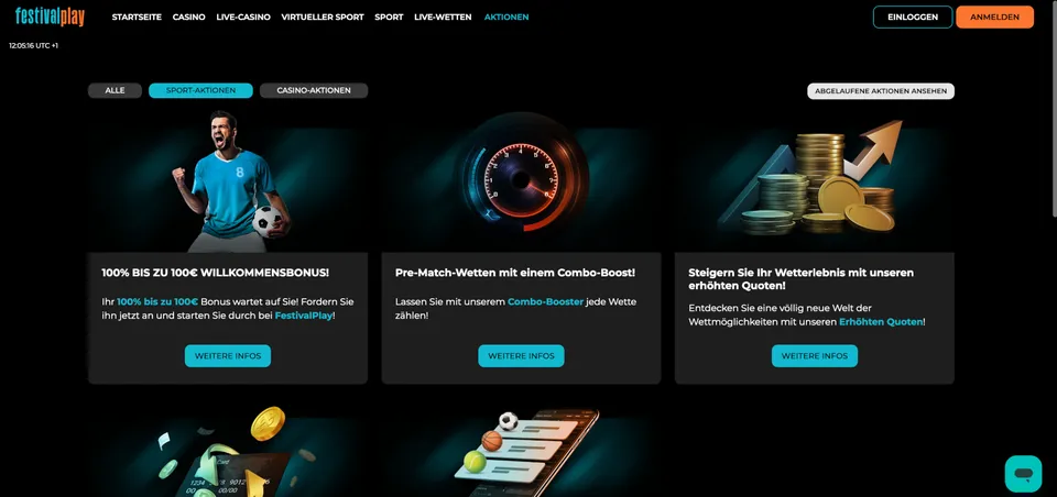 Festivalplay Bonus Aktionen