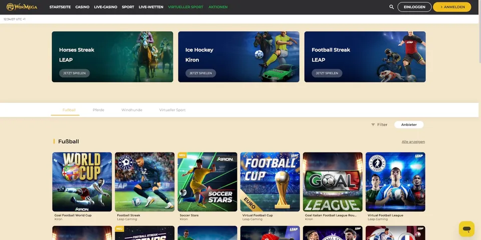 Winmega Virtueller Sport